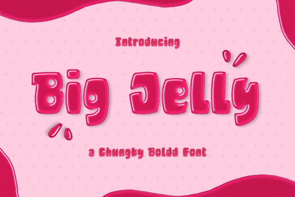 Big Jelly: A Chunky, Playful Display Font for Handmade Creators