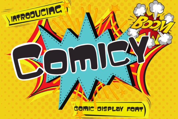 Comicy: A Playful Display Font That Makes Your Brand Shine