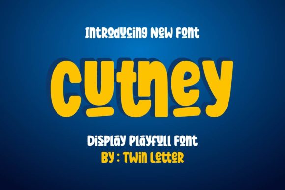 Cutney: A Bold Display Font That Grabs Attention—Fast