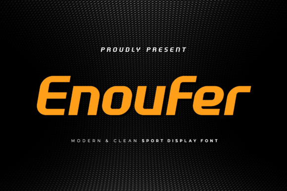 Enoufer: A Bold Display Font That Makes Your Brand Instantly Memorable