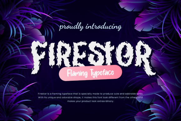 Firestor: A Bold, Warm Display Font That Earns Its Space