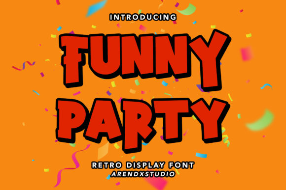 Funny Party: A Playful Display Font That Makes Your Brand Shine