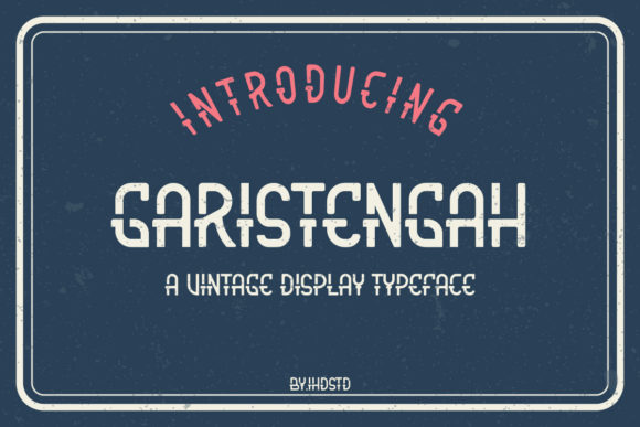 Garistengah: A Bold Display Font for Scroll-Stopping Marketing