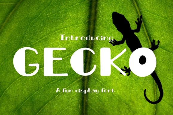 Gecko: A Modern Display Font That Elevates Real Business Branding