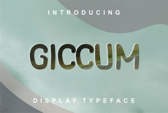 Giccum: A Clean Display Font for Small Business Branding