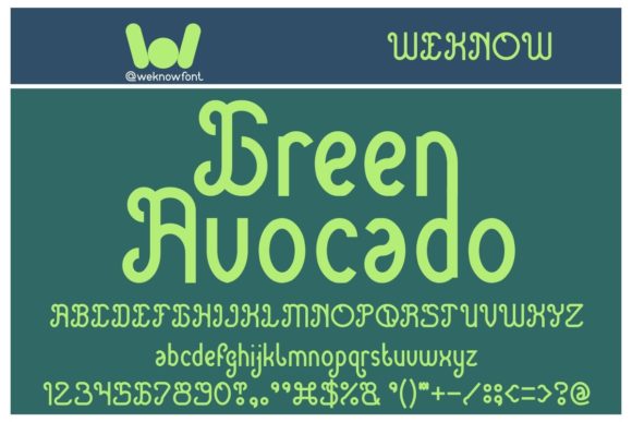 Green Avocado: A Display Font That Breathes Calm Into Editorial Design