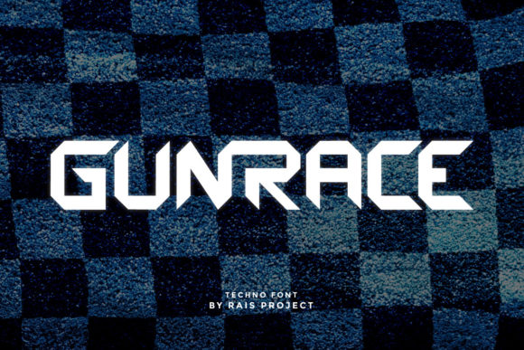 Gunrace Display Font for Bold Handmade Designs