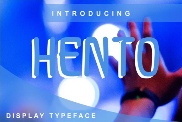 Hento Display Font for Handmade Labels & Printables
