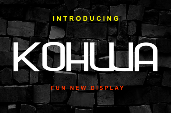 Kohwa: A Display Font That Earns Its Space