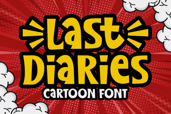 Last Diaries: A Playful Display Font That Pops on Every Screen