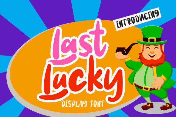 Last Lucky: A Playful Display Font for Digital Branding