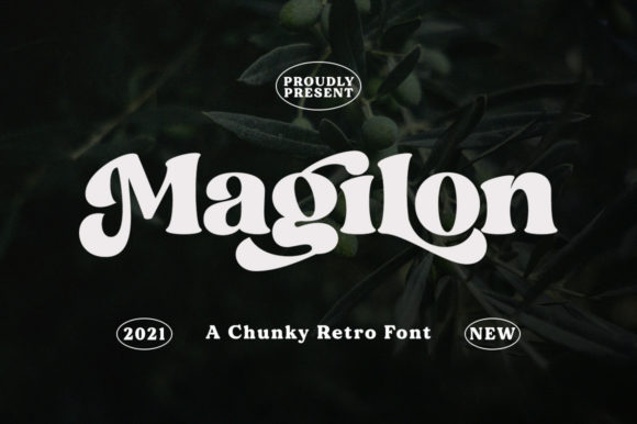 Magilon: A Chunky Retro Display Font That Delivers