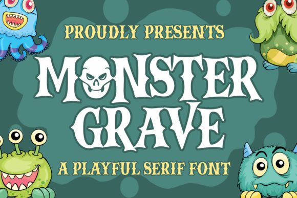 Monster Grave: A Creepy-Perfect Display Font for Crafters