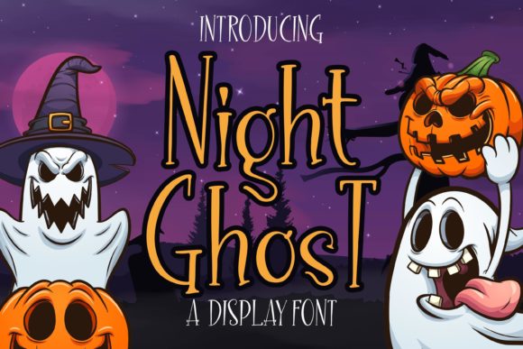 Night Ghost: A Spooky Display Font That Elevates Your Brand