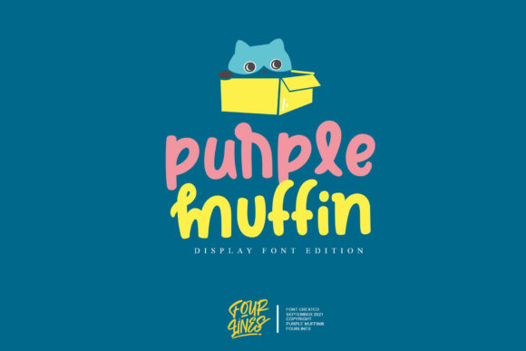 Purple Muffin: A Playful Display Font That Delights on Screen