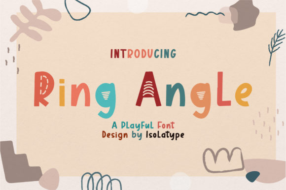Ring Angle: A Cheerful Display Font for Standout Web Headlines