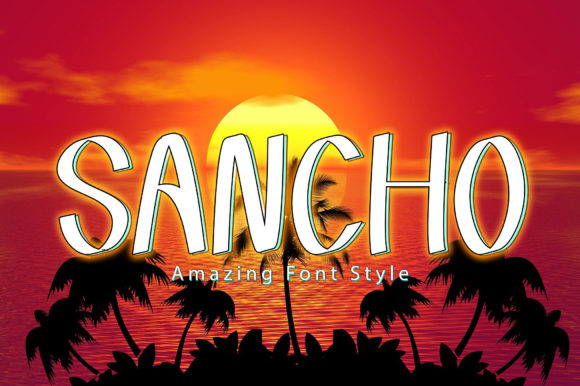 Sancho Display Font for Handmade Creators