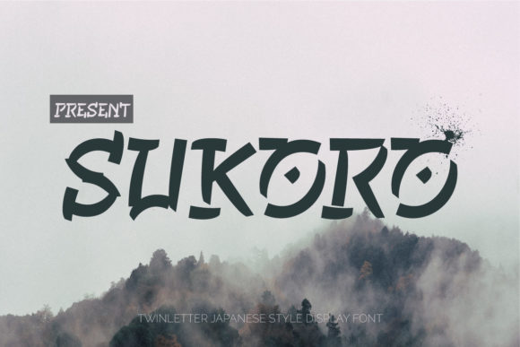 Sukoro: A Japanese-Inspired Display Font for Editorial Impact