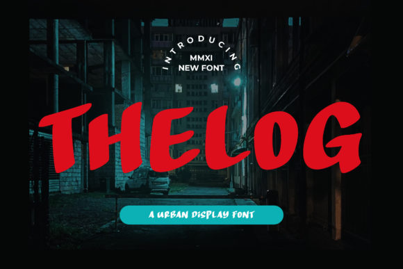 Thelog: A Bold, Urban Display Font That Elevates Your Brand