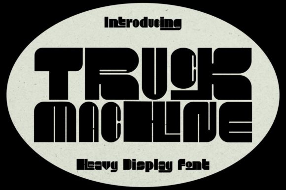 Truck Machine: A Retro Display Font for Bold Digital Identity