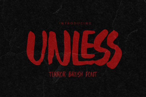 Unless: A Graffiti-Styled Display Font That Pops on the Web