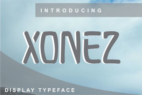 Xonez: A Display Font That Cuts Through the Feed