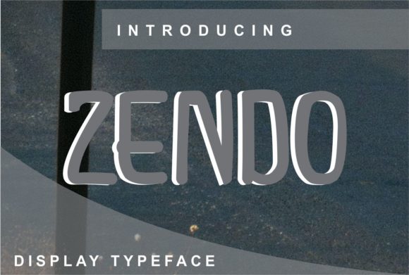 Zendo: A Modern Display Font for Digital Branding